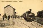 29 - FINISTERE - PLOUGASNOU - LA GARE - TRAIN EN TRES GROS PLAN - Plougasnou