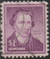 USA 1955 Scott 1052 Sello º Personajes Patrick Henry (1736-1799) Gobernador De Virginia Michel 674A Yvert 605 US - Used Stamps