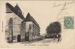 COURTENAY  -   La Place De L'Eglise  (carte 1900). - Courtenay