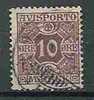 DENMARK - NEWSPAPER STAMPS - TIMBRES POUR JOURNAUX - 1907 - Yvert # 4  - VF USED - Paketmarken