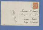 108 Op Kaart Met Sterstempel (Relais) * HARCHIES * - 1912 Pellens