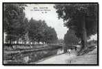 93 PANTIN, Le Canal De L'Ourcq, Promeneurs, Ed EM -294-, Voyagé En 1917 - Pantin