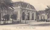 NICE - Façade De La Gare P. L. M. - Transport (rail) - Station