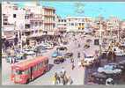 Delcampe - Jolie CP Pakistan Très Animée Kashmir Road Saddar Rawalpindi - Bus Autocar Car Vieilles Voitures - Pas écrite - Pakistan