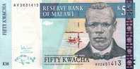 MALAWI   50 Kwacha   Daté Du 31-10-2005     Pick 45    ***** BILLET  NEUF ***** - Malawi