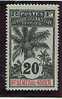 Ht Sénégal Et Niger * N°  7 - 20c Noir S. Bleu -gris - Gomme Colo. - Autres & Non Classés