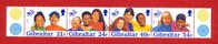 GIBILTERRA 1996  50° ANNIVERSARIO DELL´UNICEF (FONDO DELL´ONU PER L´INFANZIA). FULL SERIE  MNH** - UNICEF