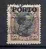 DENMARK - TIMBRES TAXE - 1921 - Yvert # 6  - VF USED - Portomarken