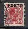 DENMARK - TIMBRES TAXE - 1921 - Yvert # 4  - VF USED - Portomarken