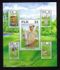 FIJI 2006 - MINI HOJA DE 6 SELLOS DEDICADOS  A VIJAY SING - GOLF - Fiji (1970-...)