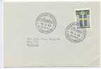 Sweden Ship Letter Posted On Board Travemunde - Trelleborg 16-6-1956 - Brieven En Documenten