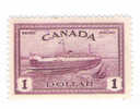 Canada 1946 Train Ferry Prince Edward Island $1 MLH - Ungebraucht