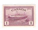 Canada 1946 Train Ferry Prince Edward Island $1 MLH - Neufs