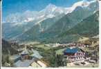 HAUTE SAVOIE . LES HOUCHES .  VUE PANORAMIQUE CHAINE DU MONT BLANC  ..MODERNE - Les Houches