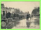 INONDATION - PARIS, 5ie - QUAI DE PASSY, CIRCULATION SUR PASSERELLES - INONDATION JANVIER 1910 - - Floods