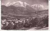 HAUTE SAVOIE . SALLANCHES . VUE GENERALE ET LE MONT BLANC ...SEMI - Sallanches