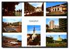 93 GAGNY, Multivues, CPSM 10x15, Ed Raymon, Dos Vierge - Gagny