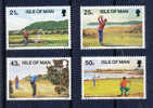 ISOLA DI MAN 1997 CAMPI DA GOLF SULL´ISOLA. SERIE COMPLETA MNH** - Golf