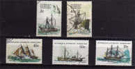 Antarctique Australien. Bateaux 5 T-p Oblitérés 1981.    Cote 7.00 € - Autres & Non Classés