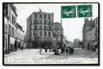 93 NOISY Le SEC, Place Jeanne D'Arc, Animée, Statue, , ELD -9- Voyagé En 1914 - Noisy Le Sec