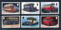 ISOLA DI MAN 1999 AUTOBUS D´EPOCA. SERIE COMPLETA MNH** - Bussen