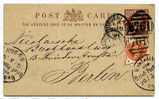 GRANDE BRETAGNE / ENTIER POSTAL / CARTE  POUR ALLEMAGNE / 1891 SUNDERLAND  / STATIONERY - Entiers Postaux