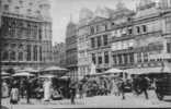 BELGIQUE.   BRUXELLES .  GRAND'PLACE.  MARCHE AUX FLEURS.  Carte Colorisee. - Markten