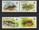 1987 KIRIBATI  172-75** Reptile, Lézards - Kiribati (1979-...)