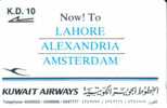 KUWAIT 10 DINARS  KUWAIT AIRWAYS  AIRLINE  EGYPT GPT CODE:1KWAA 1ST GPT ?  READ DESCRIPTION !! - Kuwait