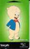 NEW ZEALAND $5  DISNEY LOONEY TUNES 1 PORKY PIG CARTOON  MINT GPT NZ-D-90  READ DESCRIPTION !! - New Zealand