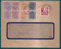 SWEDEN - VF COVER From VARNAMO To PHILADELPHIA - ALFRED NOBEL Stamp + 4 Pairs Of Armoiries Type 1910/19 - Lettres & Documents