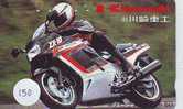 MOTOR KAWASAKI Sur Telecarte Japan (150) - Motos