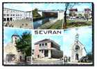 93 SEVRAN, Multivues, CPSM 10x15, Ed Lecomte, Guy, Voyagé En 1965, Pli Vertical Bord Gauche - Sevran