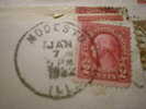 Modesto - Illinois 1932 - 2 Cent Envelope Old Cover Postal History USA - Lettres & Documents