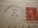 RARE Wescosville Pennsylvania- 1931 - 2 Cent Envelope Old Cover Postal History To Hollywood - Storia Postale