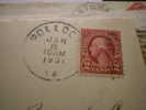 Pollock Louisiana 1931 - 2 Cent Envelope Old Cover Postal History - Covers & Documents