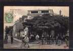 94 VILLIERS SUR MARNE Place De La Gare, Angle Rue De La Station, Café Duquesne, Très Animée, Ed FF 36, 1907 - Villiers Sur Marne