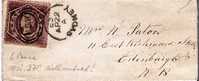 NSW068/Six Pence-Frankatur 1863, Sydney Nach Edinburgh - Cartas & Documentos