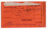 REGISTRY RETURN RECEIPT Form 1548 CHICAGO ILINOIS  - 1912s / 3360 - Paquetes & Encomiendas