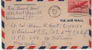 LETTRE Par Avion - 2c. 1941-1960 Storia Postale