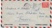 LETTRE PAR AVION FAUNE TIMBRE - Brieven En Documenten