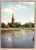 WILTSHIRE 06.04.1984 SALISBURY CATHEDRAL FROM RIVER / ARTHUR DIXON POSTCARD /3032A - Salisbury