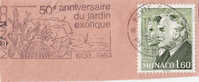 Monaco - Flamme Sur Fragment - 1983 - 50ème Anniversaire Jardin Botanique - Postmarks