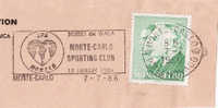 Monaco - Flamme Sur Fragment - 7-7-1986 - Soirée De Gala Sporting Club - Marcophilie