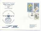 USA First Over The Pole  SAS 25th Anniversary POLEROUTE  L. A. -Copenhagen  15-11-1979 - Enveloppes évenementielles