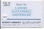 GPT (1 KWAA) Magnetic* Airline * Kuwait Airways Lahore Alexandria - Amsterdam Kuweit (1) - Kuwait