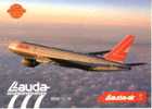 Delcampe - Lauda Air ° Boeing 777-200 (1997) - 1946-....: Moderne