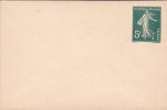 ENTIER POSTAUX ENVELOPPE  N°137 Dos N°152 - Standard Covers & Stamped On Demand (before 1995)