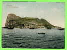 GIBRALTAR - ROCK FROM THE BAY - ANIMATED WITH SHIPS - A. BENZAQUEN - - Gibilterra