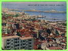 GIBRALTAR - SOUTH VIEW OF TOWN AND HARBOUR - ANIMATED WITH SHIPS - ROCK PHOTO STUDIO - - Gibilterra